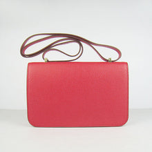 Load image into Gallery viewer, Hermes Calf Leather Message Bag H020 Red Golden