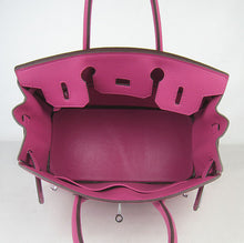 Load image into Gallery viewer, Hermes Birkin 30cm Togo Leather Handbags Peach Silver