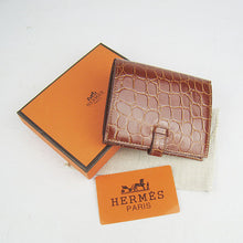 Load image into Gallery viewer, Hermes Wallet H006 Ladies Crocodile