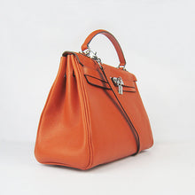 Load image into Gallery viewer, Hermes Kelly 32cm Togo Leather 6108 Orange Silver