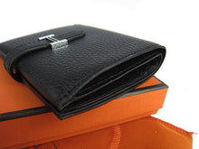 Load image into Gallery viewer, Hermes Wallet H006 Cow Leather Black