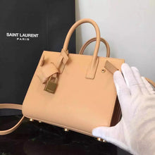 Load image into Gallery viewer, Yves Saint Laurent Nano Sac De Jour Bag In Beige Leather