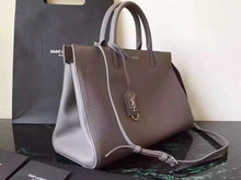 Load image into Gallery viewer, Yves Saint Laurent Medium Rive Gauche Bag In Grey Leather