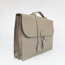 Load image into Gallery viewer, Hermes Briefcases 2813 Cow Leather Grey
