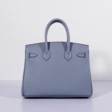 Load image into Gallery viewer, Hermes 30cm Birkin Bag Epsom Leather with Strap Blue Lin Gold