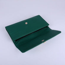 Load image into Gallery viewer, Yves Saint Laurent Lady Genuine Leather Purse Green 39321