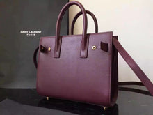 Load image into Gallery viewer, Yves Saint Laurent Nano Sac De Jour Bag In Burgundy Leather