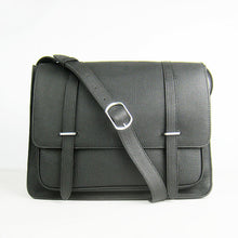 Load image into Gallery viewer, Hermes Steve H2812 Shoulder Bag Cow Leather Black