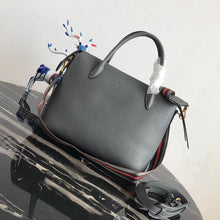 Load image into Gallery viewer, Prada Grey Calf Leather Top Handle Bag