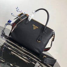 Load image into Gallery viewer, Prada Black Calf Leather Top Handle Bag