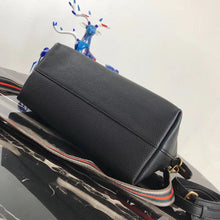 Load image into Gallery viewer, Prada Black Calf Leather Top Handle Bag