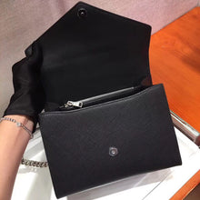 Load image into Gallery viewer, Prada Monochrome Top Handle Bag In Black Saffiano Leather