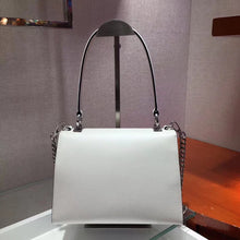 Load image into Gallery viewer, Prada Monochrome Top Handle Bag In White Saffiano Leather