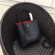 Load image into Gallery viewer, Prada Black Saffiano Leather Double Bag