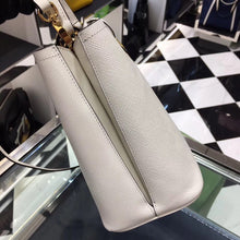 Load image into Gallery viewer, Prada White Saffiano North South Double Medium Bag