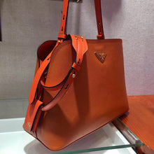 Load image into Gallery viewer, Prada Matinee Tote Bag In Orange Saffiano Leather