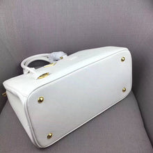 Load image into Gallery viewer, Prada Medium Galleria Bag In White Saffiano Leather