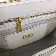 Load image into Gallery viewer, Prada Medium Galleria Bag In White Saffiano Leather