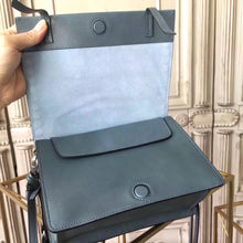 Load image into Gallery viewer, Prada Etiquette Bag In Blue Calfskin With Metal Stud Trim