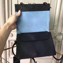 Load image into Gallery viewer, Prada Etiquette Bag In Black Calfskin With Metal Stud Trim