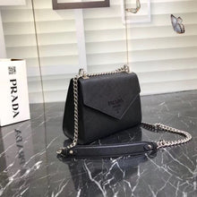 Load image into Gallery viewer, Prada So Black Monochrome Flap Bag