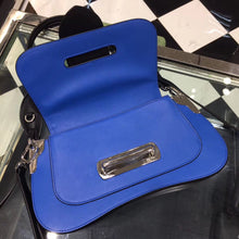 Load image into Gallery viewer, Prada Sidonie Shoulder Bag In Blue/Black Leather