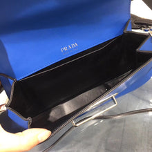 Load image into Gallery viewer, Prada Sidonie Shoulder Bag In Blue/Black Leather