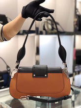 Load image into Gallery viewer, Prada Sidonie Shoulder Bag In Brown/Black Leather