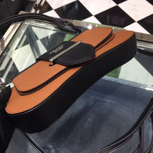 Load image into Gallery viewer, Prada Sidonie Shoulder Bag In Brown/Black Leather
