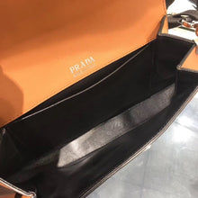 Load image into Gallery viewer, Prada Sidonie Shoulder Bag In Brown/Black Leather