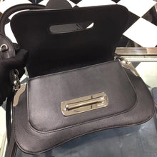 Load image into Gallery viewer, Prada Sidonie Black Leather Shoulder Bag