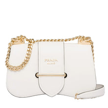 Load image into Gallery viewer, Prada Sidonie Shoulder Bag In White Calfskin