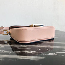 Load image into Gallery viewer, Prada Embleme Bag In Powder Pink Saffiano Leather