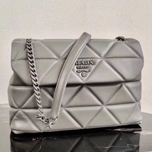 Load image into Gallery viewer, Prada Spectrum Large Bag In Grey Nappa Leather