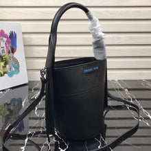 Load image into Gallery viewer, Prada Black Ouverture Leather Bucket Bag