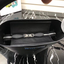 Load image into Gallery viewer, Prada Black Ouverture Leather Bucket Bag