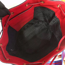 Load image into Gallery viewer, Prada Bucket Bag In Red Grained Calfskin