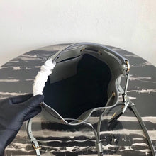 Load image into Gallery viewer, Prada Bucket Bag In Grey Saffiano Leather