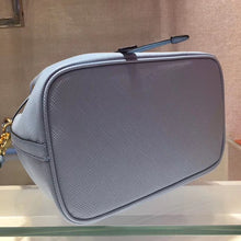 Load image into Gallery viewer, Prada Bucket Bag In Light Blue Saffiano Leather