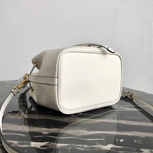 Load image into Gallery viewer, Prada Bucket Bag In White Saffiano Leather