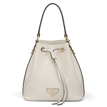 Load image into Gallery viewer, Prada Bucket Bag In White Saffiano Leather