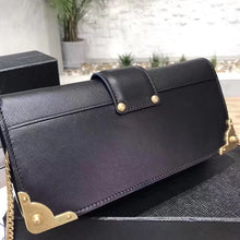Load image into Gallery viewer, Prada Cahier Clutch In Black Saffiano Calf Leather