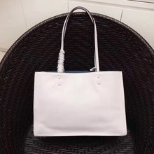 Load image into Gallery viewer, Prada Etiquette Tote Bag In White Calf Leather