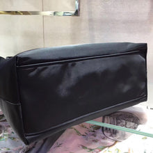 Load image into Gallery viewer, Prada Black Nylon Tote Bag With Studded Handles
