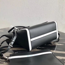 Load image into Gallery viewer, Prada Ouverture Small Tote Bag In Black Calfskin