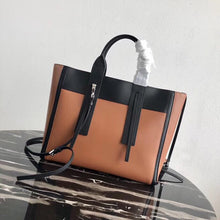 Load image into Gallery viewer, Prada Ouverture Large Tote Bag In Camel Calfskin