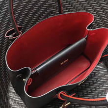 Load image into Gallery viewer, Prada Black Saffiano Double Medium Bag