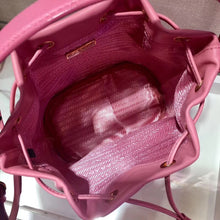 Load image into Gallery viewer, Prada Bucket Bag In Pink Calfskin 1BH038