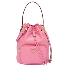 Load image into Gallery viewer, Prada Bucket Bag In Pink Calfskin 1BH038