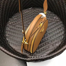 Load image into Gallery viewer, Prada Odette Camel Saffiano Leather Bag